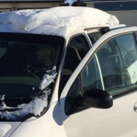 Can you get a ticket for not clearing the roof of your car?