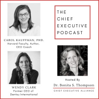 Carol Kauffman, PhD. | Real-Time Leadership  Wendy Clark | Dentsu
