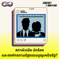 Democracy X Innovations 206: เขาเป็นเมียผมมันผิดตรงไหน : สภาผัวเมีย นักร้องและองค์กรตามรัฐธรรมนูญเหนือรัฐ?