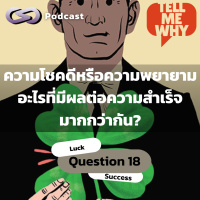 ความโชคดีหรือความพยายามอะไรที่มีผลต่อความสำเร็จมากกว่ากัน? | Tell Me Why EP.18