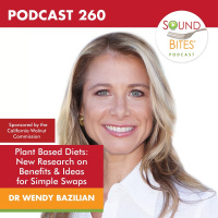 260: Plant Based Diets: New Research on Benefits  Ideas for Simple Swaps – Dr. Wendy Bazilian