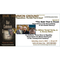 The Debt That Is Owed: Reparations  the Descendants of US Chattel Slavery