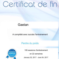 Bilan Final Runtastic Perdre du Poids