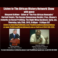 Abayomi Azikiwe - Editor of The Pan-African Newswire 