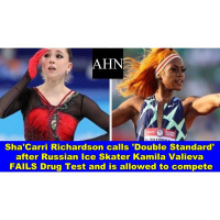 ShaCarri Richardson calls Double Standard on Russian Skater Kamila Valieva