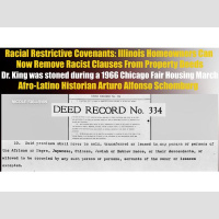 Racial Covenants: Illinois Homeowners Can Remove Racist Clauses From Deeds