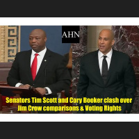 Senators Tim Scott  Cory Booker clash over Jim Crow comparisons  Voting Rights