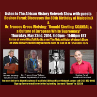 Malcolm X  his 89th Birthday, Doshon Farad of YourBlackWorld.net  Dr. Welsing