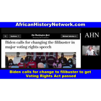 Joe Biden - Harris call for change to filibuster to get Voting Rights Act passed