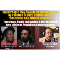 Black People may be undercounted by 2 million in Census Rep. Jackson Lee, Green