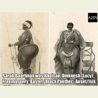 Sarah Baartman was exploited in Europe Dinknesh (Lucy), Bastet, Black Panther