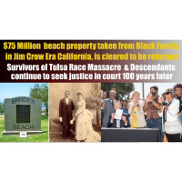 $75 Million Beach property taken from Black Family is cleared Tulsa Massacre