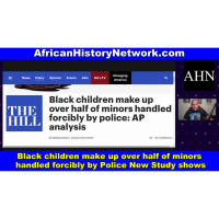 Black children make up over half of minors handled forcibly by Police New Study
