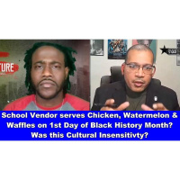 School Vendor serves Chicken, Watermelon, Waffles 1st day of Black History Month