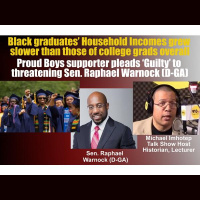 Black college grads’ Household Incomes grew slower Sen. Warnock Steve Hood