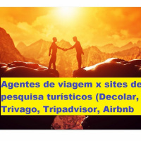 Agentes de viagem x sites de pesquisa turísticas (Decolar, Trivago, Tripadvisor, Airbnb etc)