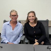 Amy Crell  Ashley Elrod talk about volunteering in Fishers