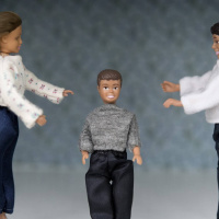 Att växa upp med skilda föräldrar