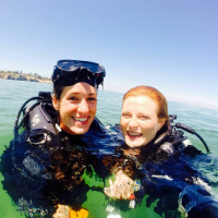 Emily Callahan  Amber Jackson: Rigs 2 Reef Exploration co-founders