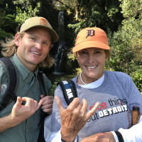 Emily T Gail Talk Story - Eric Francke, Hawaii Forest and Trail and my fellow hikers on the Kohala Waterfall Adventure