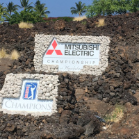 Emily T Gail Talk Story with Kelly Fliear, Tournament Manager Mitsubishi Electric Championship at Hualalai January 17-21