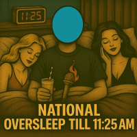 National Oversleeping Day...JK 