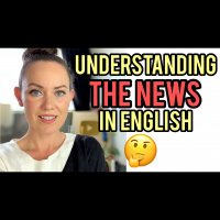 Why is it difficult to understand native news reporters in English? 