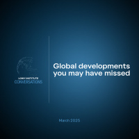 Conversations: Global developments you may have missed 