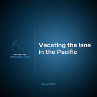 Conversations: Vacating the lane in the Pacific