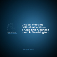 Conversations: Critical meeting, critical minerals — Trump and Albanese meet in Washington