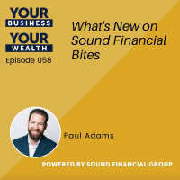 058 - Whats New on Sound Financial Bites