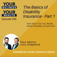 098 Cory Shepherd - The Basics of Disability Insurance Part 1: How Much Do You Really Need Disability Insurance?