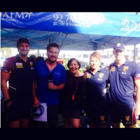 35: The Brisbane Lions win the $1000 minute for Bella