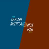 14 - Captain America or Iron Man