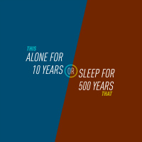 116 - Alone for 10 Years or Sleep for 500 Years