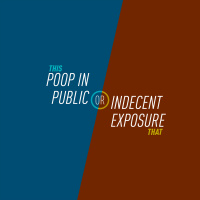 10 - Poop in Public or Indecent Exposure