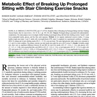 Research Review: Exercise Snacks