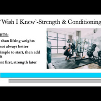 REPLAY: Ep. 81: Wish I Knew-Strength amp Conditioning