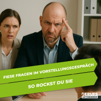 Fiese Fragen im Vorstellungsgespräch - so rockst du sie (#377)