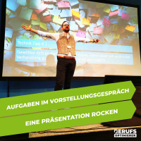 Aufgaben im Vorstellungsgespräch - Eine Präsentation rocken (#341)