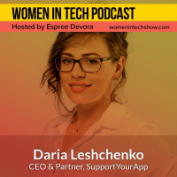 Daria Leshchenko, CEO  Partner at SupportYourApp Customer Support Outsourcing Powering Tech Unicorns and Growing SaaS Companies Worldwide: Women In Tech Ukraine