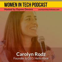 Loving The Journey of Entrepreneurship Featuring Carolyn Rodz, Founder and CEO of Hello Alice: Women In Tech Houston