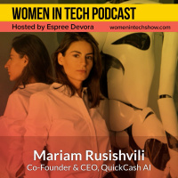 Mariam Rusishvili, Co-Founder  CEO of QuickCash AI Automated Credit Scoring and Underwriting in 5 Minutes: Women In Tech Georgia