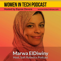 Marwa ElDiwiny of Soft Robotics Podcast: Women In Tech Belgium