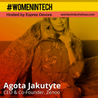 Agota Jakutyte of Zenoo, CEO  Co-Founder Hacking Your Dogs Health: Women In Tech Lithuania