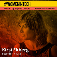 Kirsi Ekberg, Founder of ViLiKe Improving Physical Activity with Playful Technology: Women In Tech Lithuania