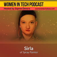 Sirla of Spray Printer, Paint The World Beautiful: Women in Tech Latvia