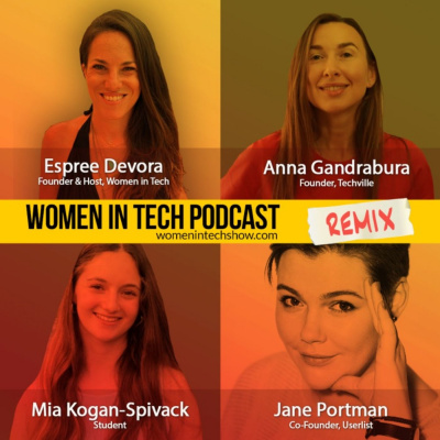 Women In Tech Podcast, Hosted By Espree Devora