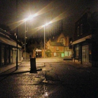 The man above the screen