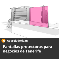 Pantallas protectoras para negocios en Tenerife